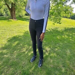 LOHLA SPORT NWT The Very Knit Sport Pant in Black Womens Size 4 Golf Casual